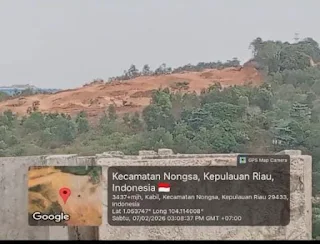 Cut and Fill di Sekitar TPA Telaga Punggur Diduga Ilegal, Warga Cemas Ancaman Longsor