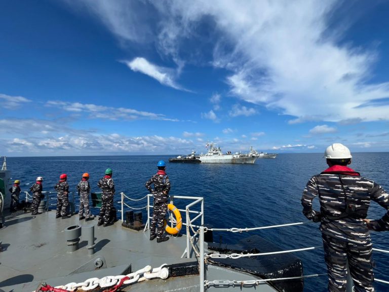 Unsur BKO Guspurla Koarmada I Asah Jiwa Patriot Laksanakan Latihan Bersama di Laut Natuna Utara