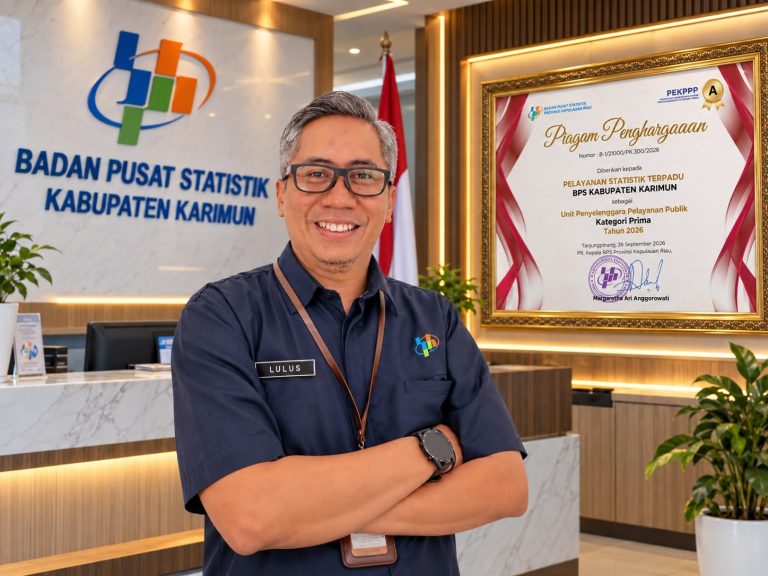 BPS Kabupaten Karimun Raih Predikat Pelayanan Publik Kategori Prima 2026