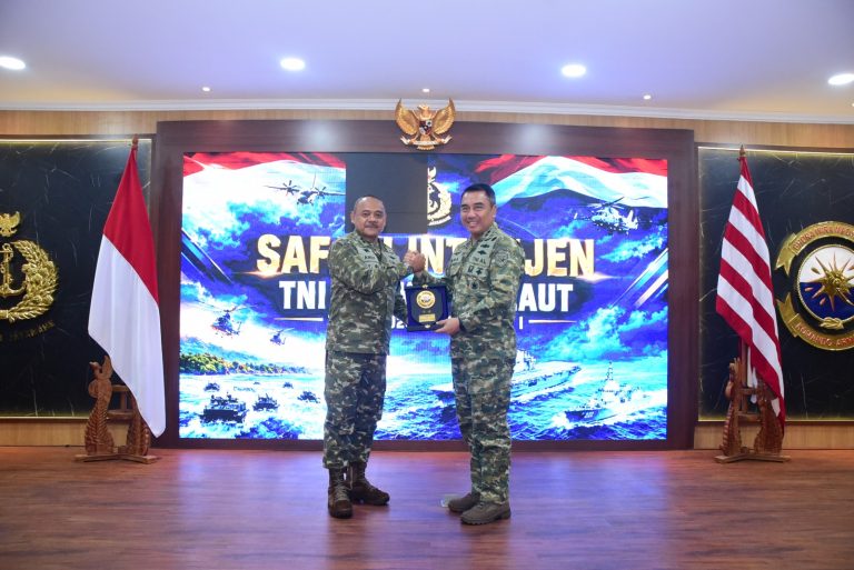 Pangkoarmada I Terima Kunjungan Asintel Kasal Dalam Rangka Safari Intelijen