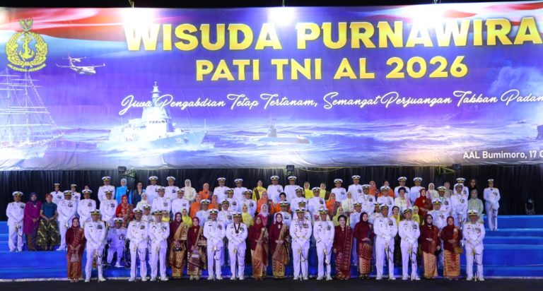 Pangkoarmada I Hadiri Upacara Wisuda Purna Wira Pati TNI AL Tahun 2026
